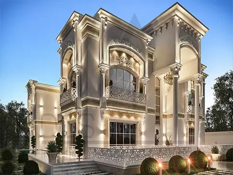 تشطيب اعمال الواجهات الخارجية
